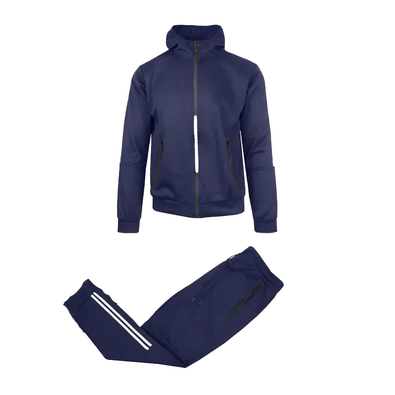 Men’s 5-Piece Fleece Zip Hoodie & Jogger Sets- 2 Full Sets