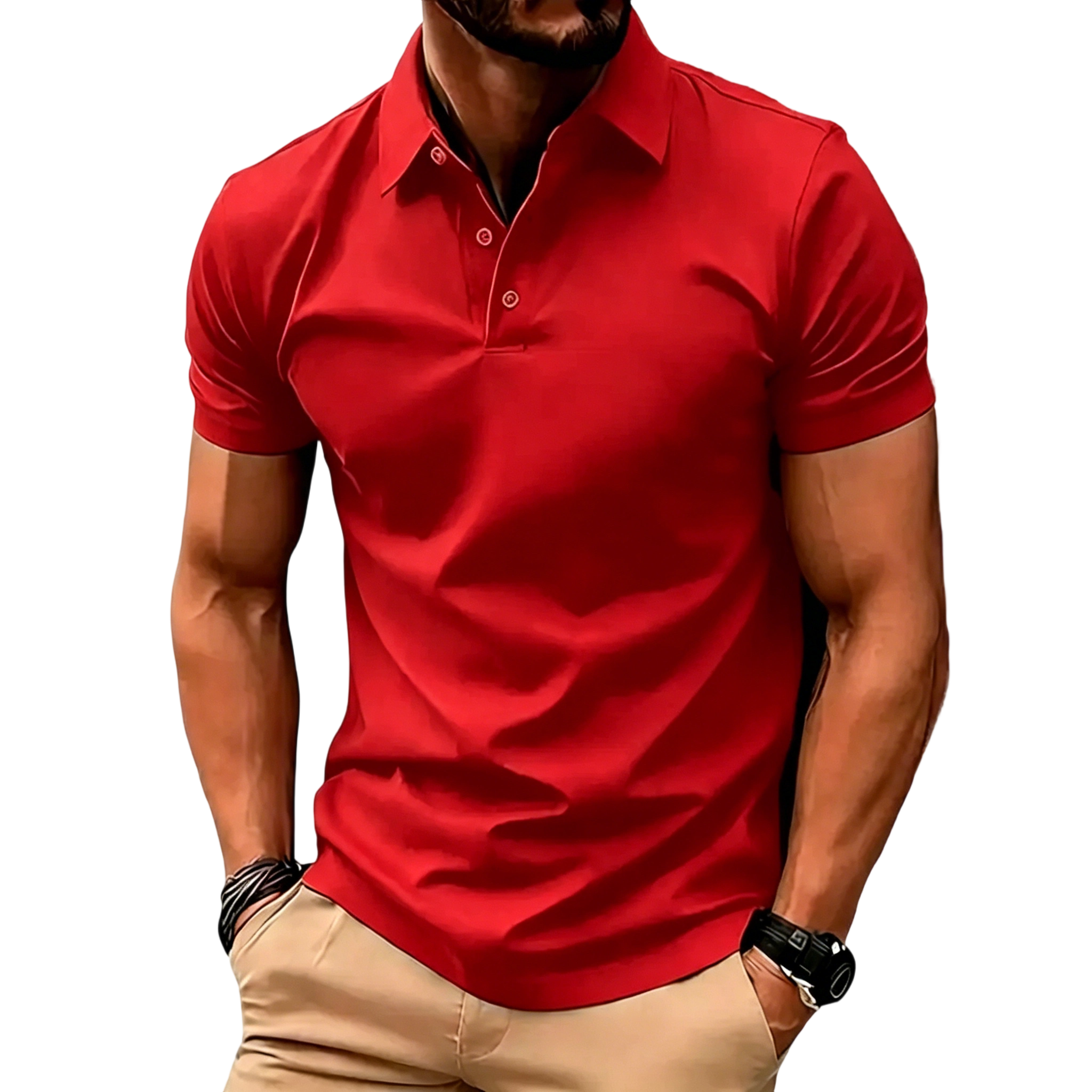 Men’s Casual Business Polo Shirt