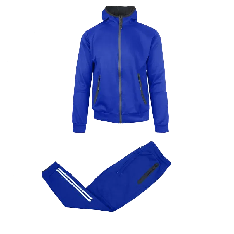 Men’s 5-Piece Fleece Zip Hoodie & Jogger Sets- 2 Full Sets