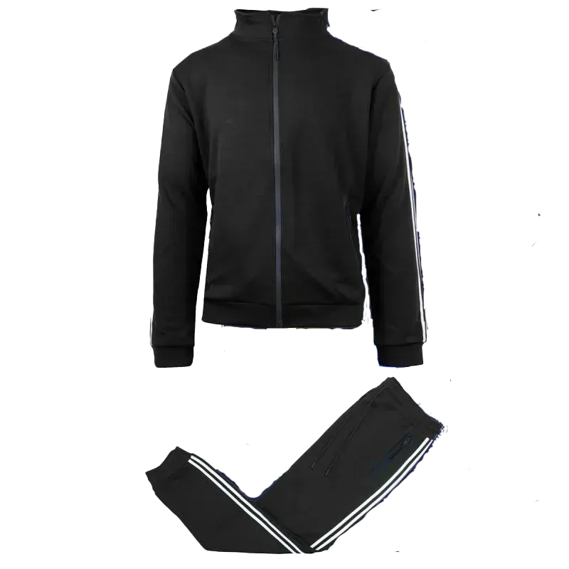 Men’s 5-Piece Fleece Zip Hoodie & Jogger Sets- 2 Full Sets