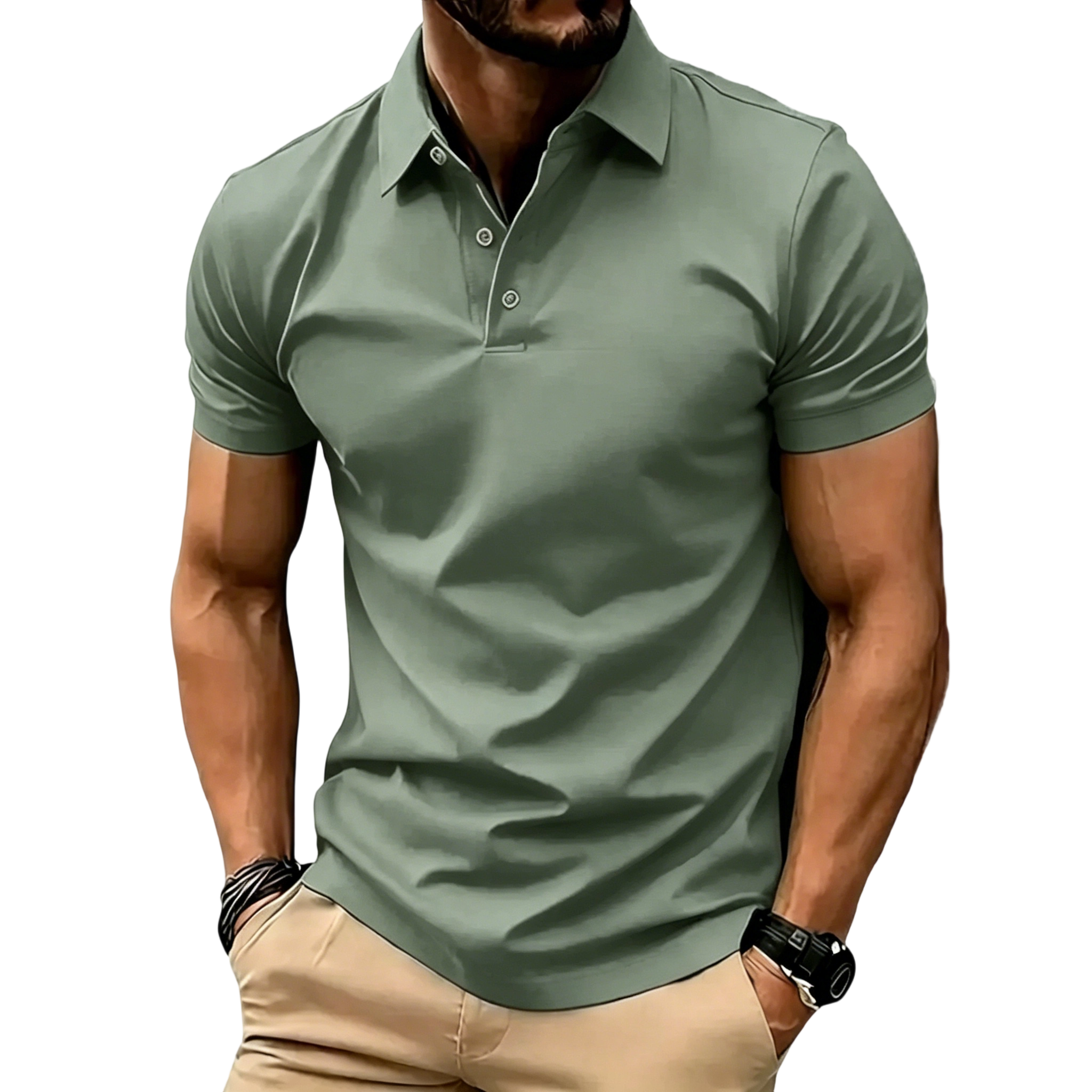 Men’s Casual Business Polo Shirt
