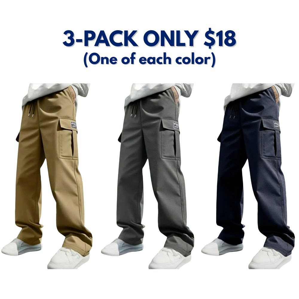 Men's multiple side  pockets work pants