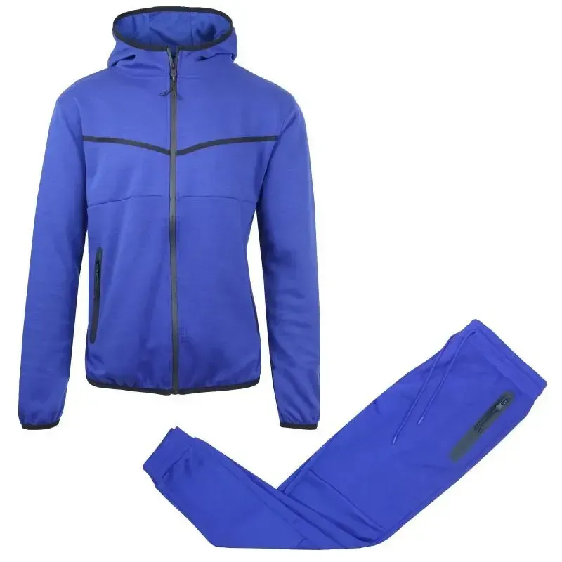 Men’s 5-Piece Fleece Zip Hoodie & Jogger Sets- 2 Full Sets