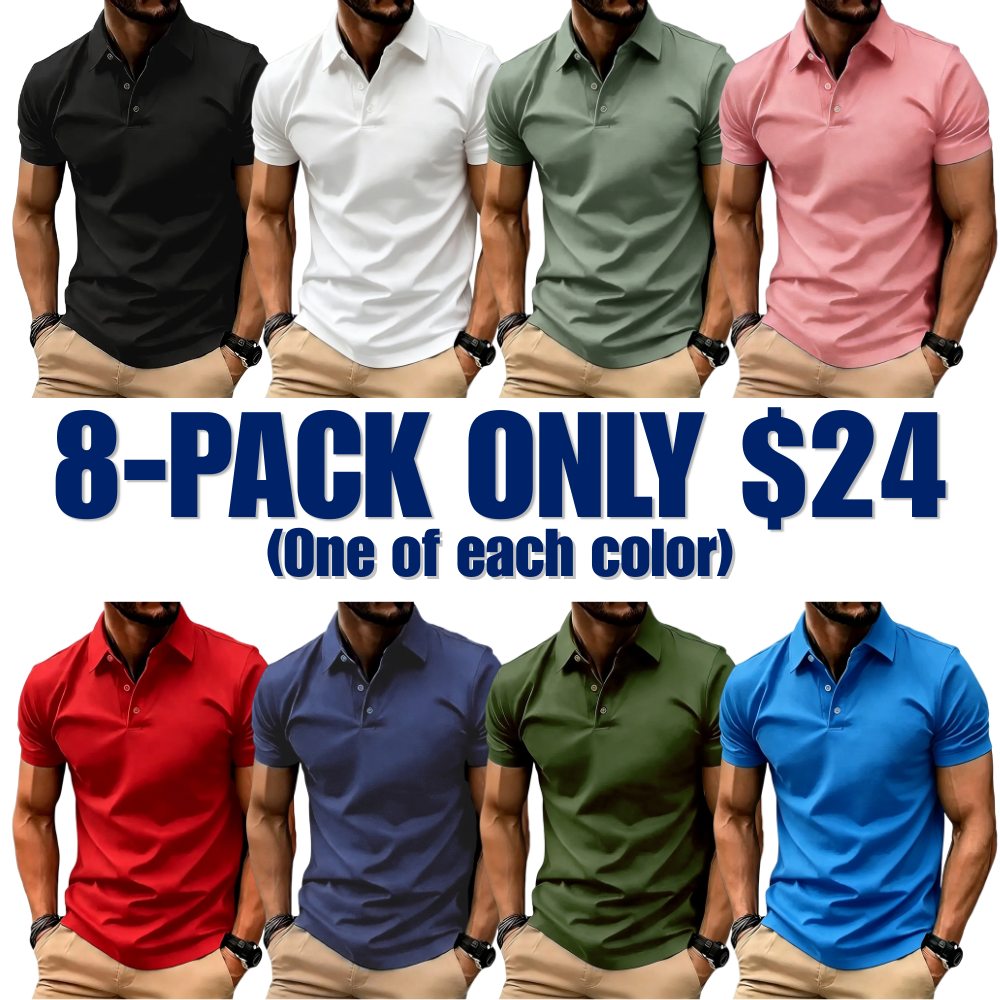 Men’s Casual Business Polo Shirt