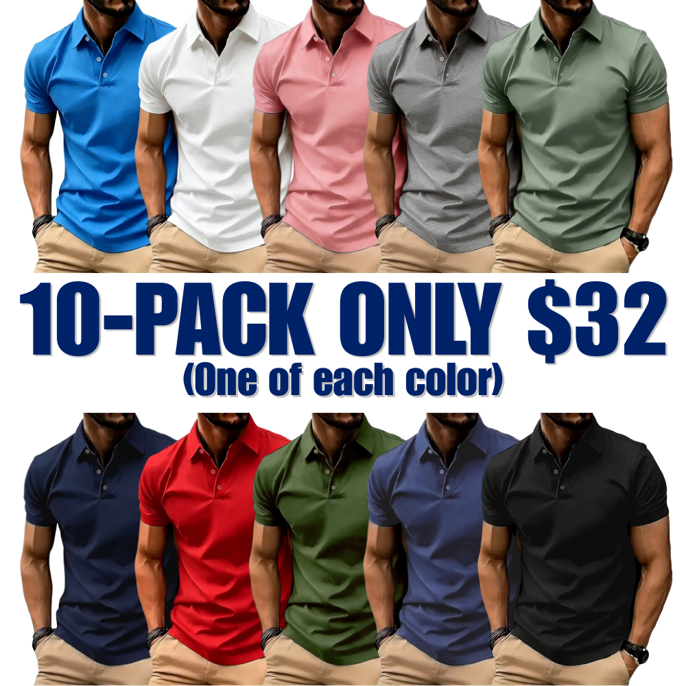 Men’s Casual Business Polo Shirt