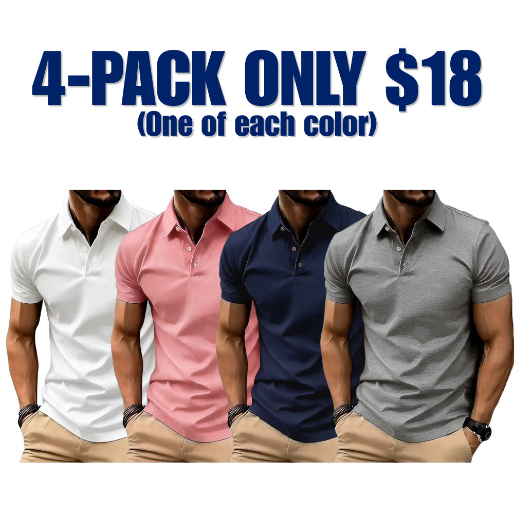Men’s Casual Business Polo Shirt