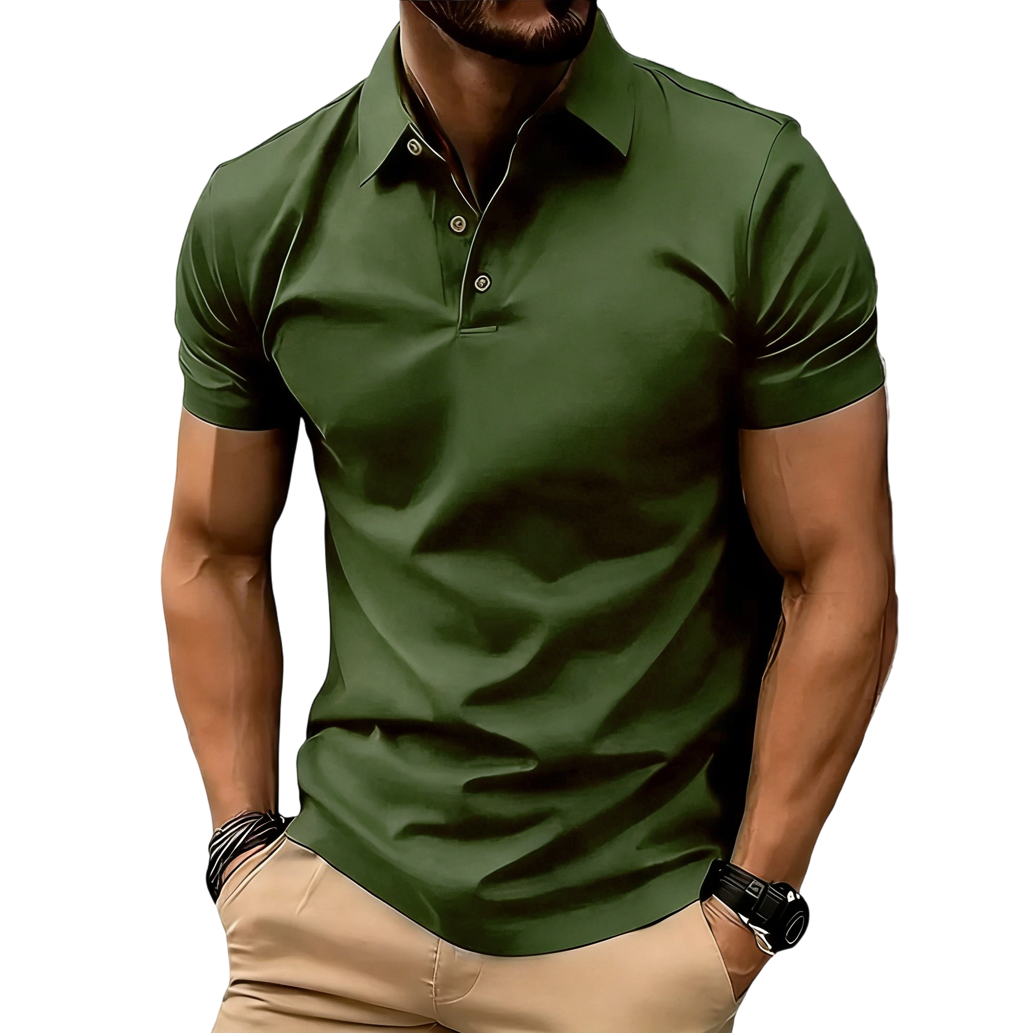 Men’s Casual Business Polo Shirt