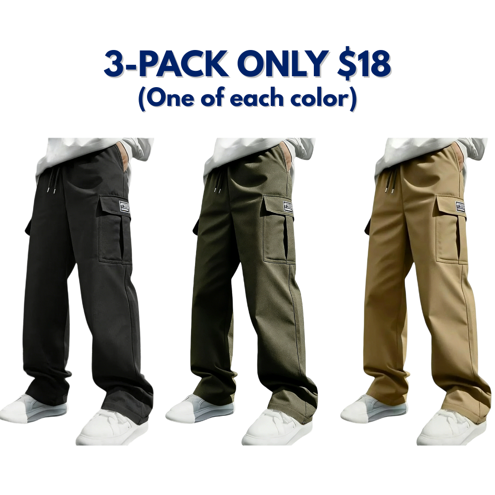 Men's multiple side  pockets work pants