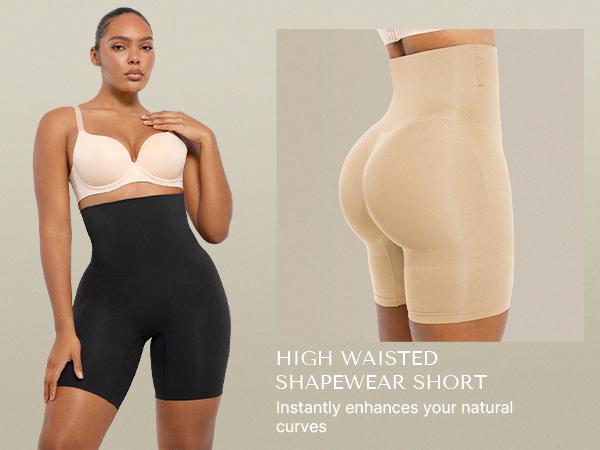 Shapellx Shapewear Sculpting Shorts for Women Seamless High Waisted Body Tummy Control Shaper Thigh Slimming Underwear Shapellx Shapewear Sculpting Shorts for Women Seamless High Waisted Body Tummy Control Shaper Thigh Slimming Underwear