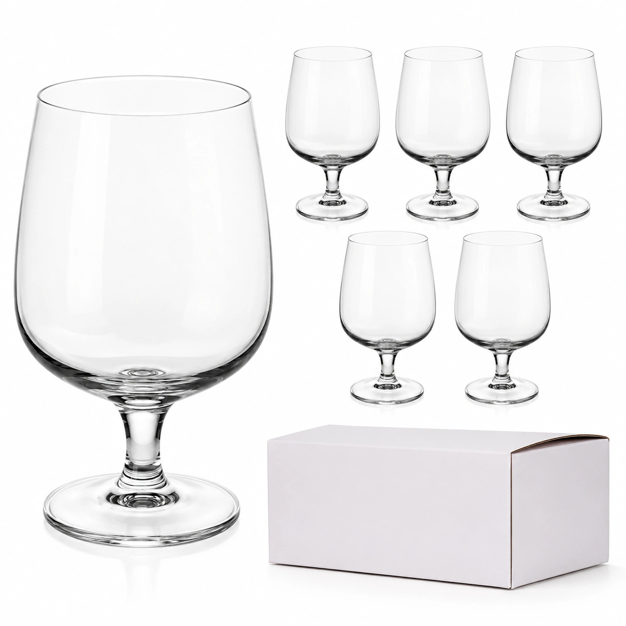 Juego de copas de cristal 6 piezas-chairica