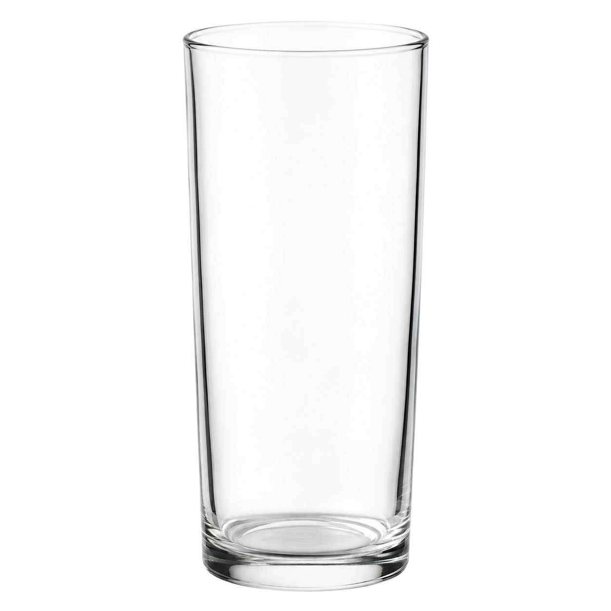 Vaso alto transparente de vidrio-chairica