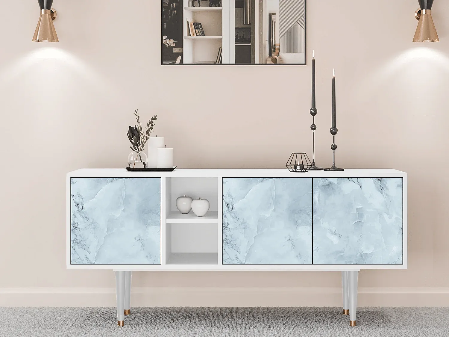 Wohnzimmer und Flur,Wohnzimmermöbel,TV-Board-Nestavitoa