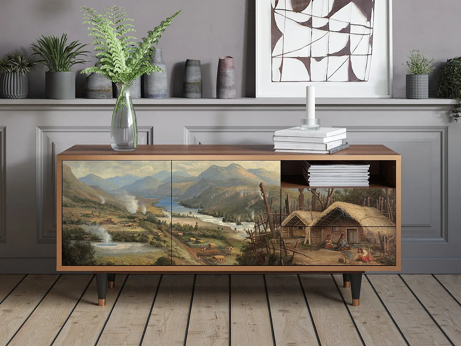 Wohnzimmer und Flur,Wohnzimmermöbel,TV-Board-Nestavitoa