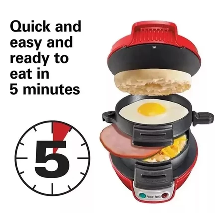 2024 New Multi-function Hamburger Machine Fried Egg Steak Machine Sandwich Breakfast Machine