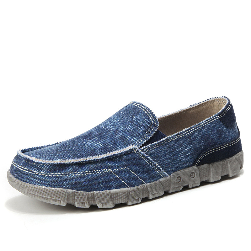 Men Denim Canvas Walking Shoes