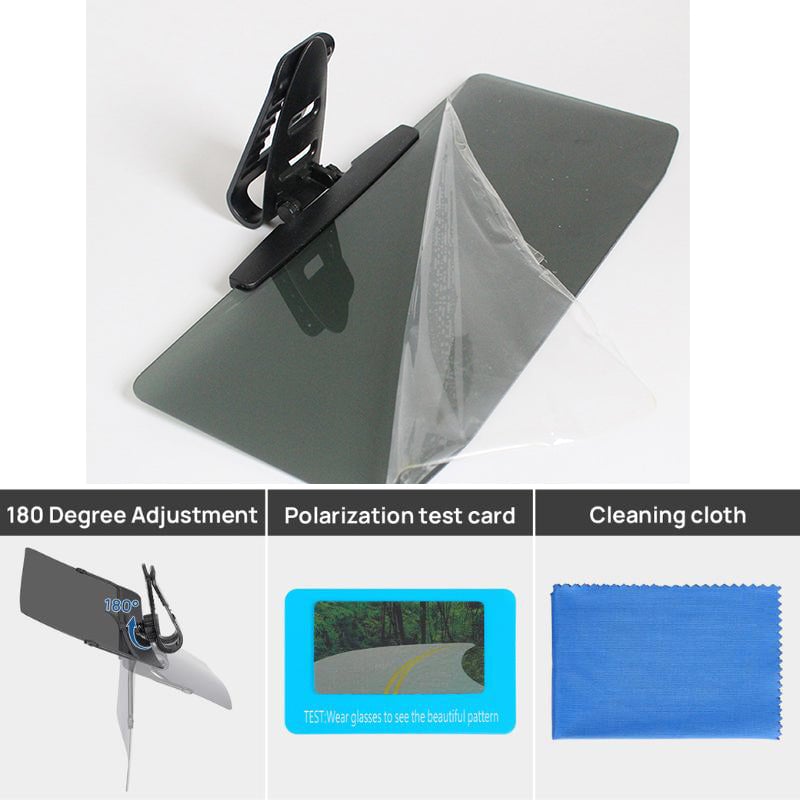 🚗Universal Car Sun Visor With Polarized Glare Protection