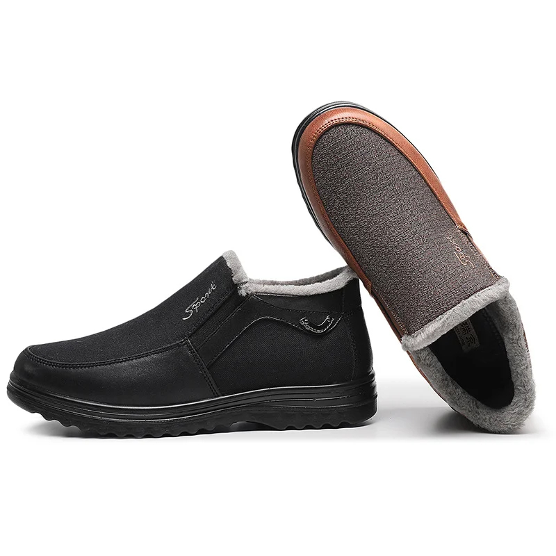 Men's Winter Fleece Warm Comfortable  Orthopedic Loafers
