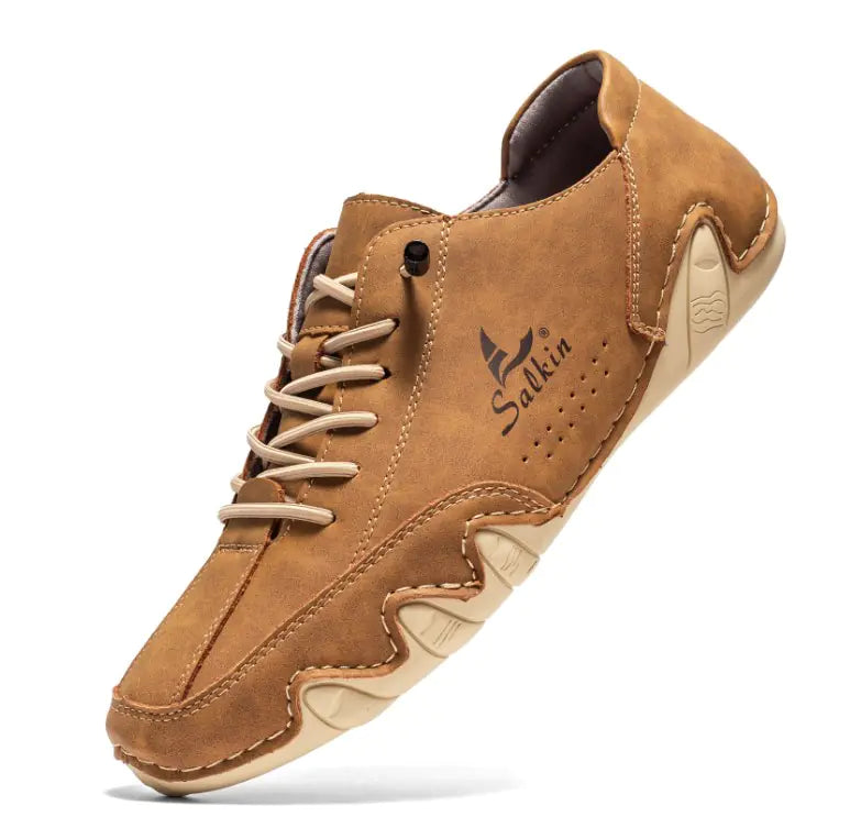 2026 Leather Casual Shoes Sneakers for Men Comfortable Summer Walking Designer Loafers Moccasin New In Luxury Sports Shoes
