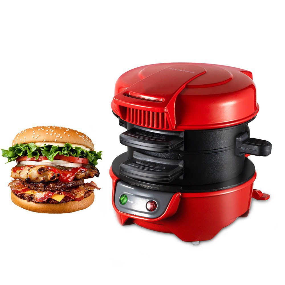 2024 New Multi-function Hamburger Machine Fried Egg Steak Machine Sandwich Breakfast Machine
