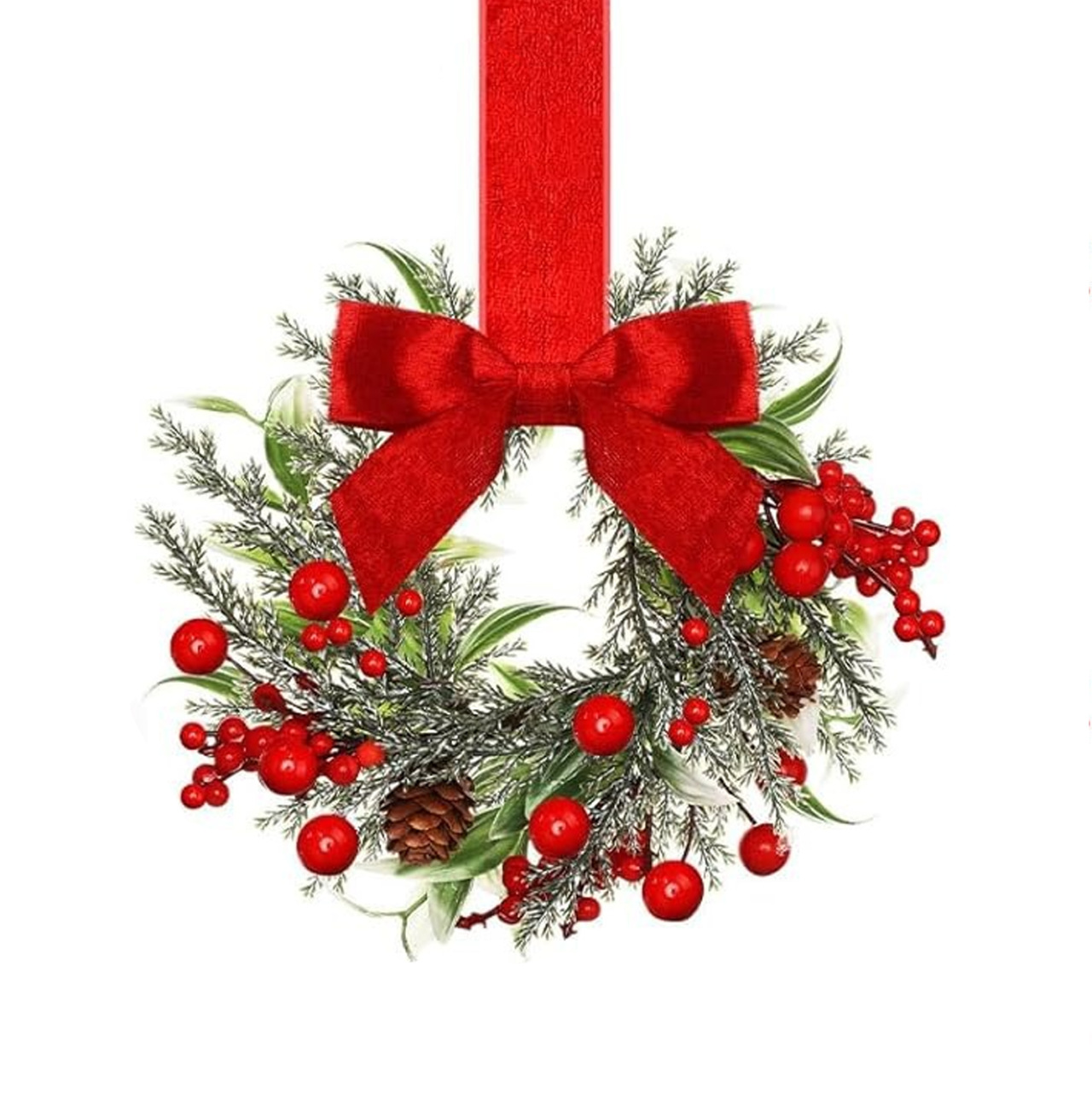 🎄Mini Christmas Wreaths✨Maximum Holiday Magic, Instant Festive Charm & Versatile Decor! 🎀