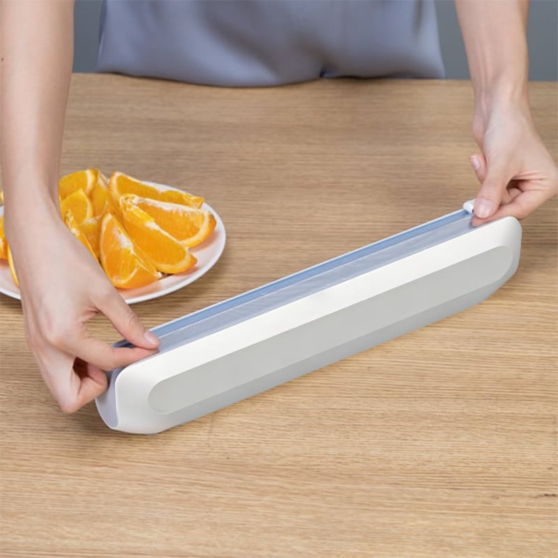 Aluminum Foil & Plastic Wrap Dispenser with Cutter