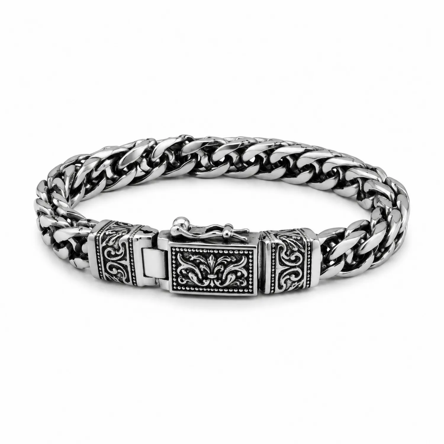 Herren Armband Silber Antikes Design 21cm-Novtidorix