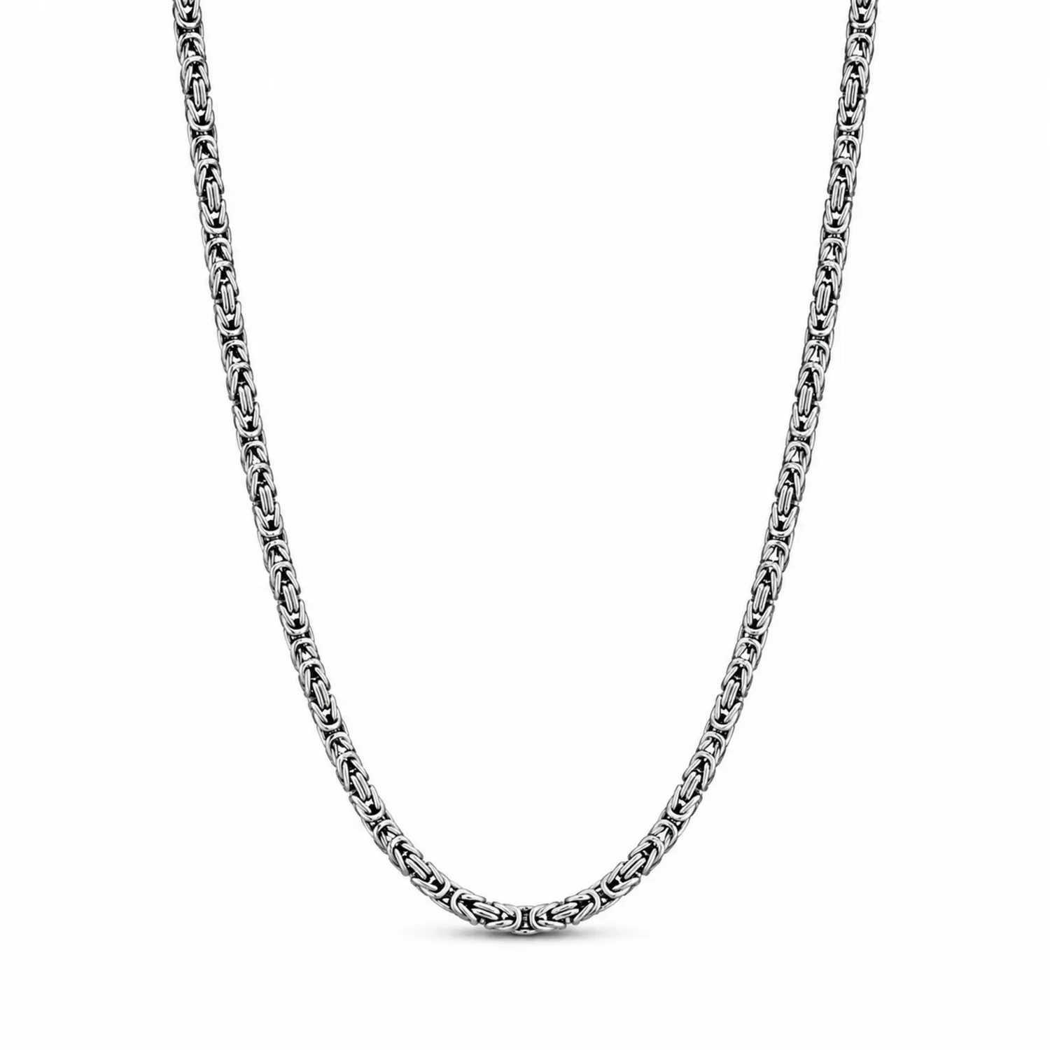 Elegante Königskette Halskette 60 cm Silber-Novtidorix