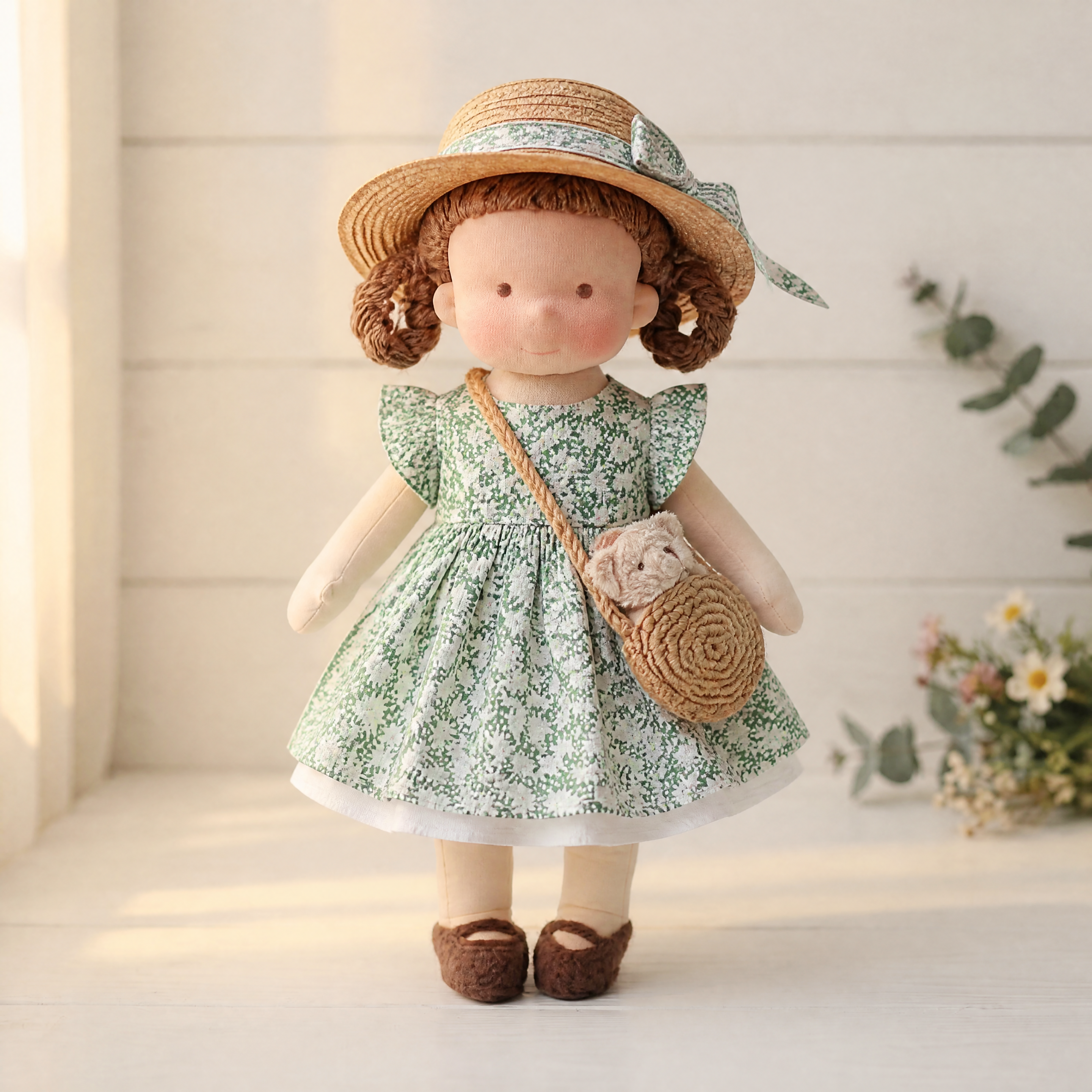 Handmade Waldorf Companion Doll | 6 Beautiful Outfit Options, Gift for Children
