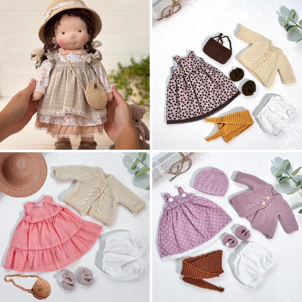Handmade Waldorf Doll | Choose Any 3 Outfits | Jogujos