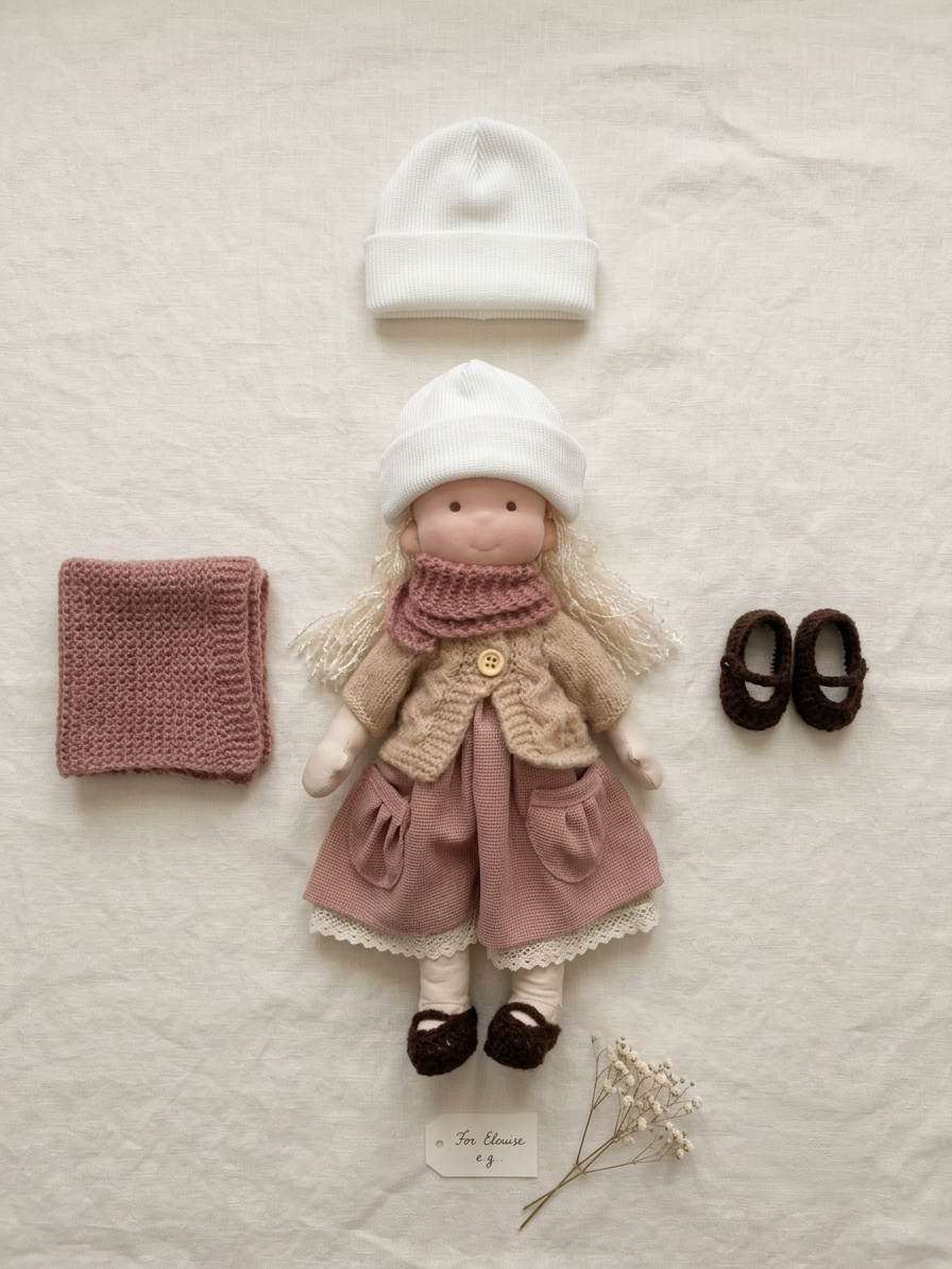 2026 · New Arrival Handmade Waldorf Doll & Knit Beanie