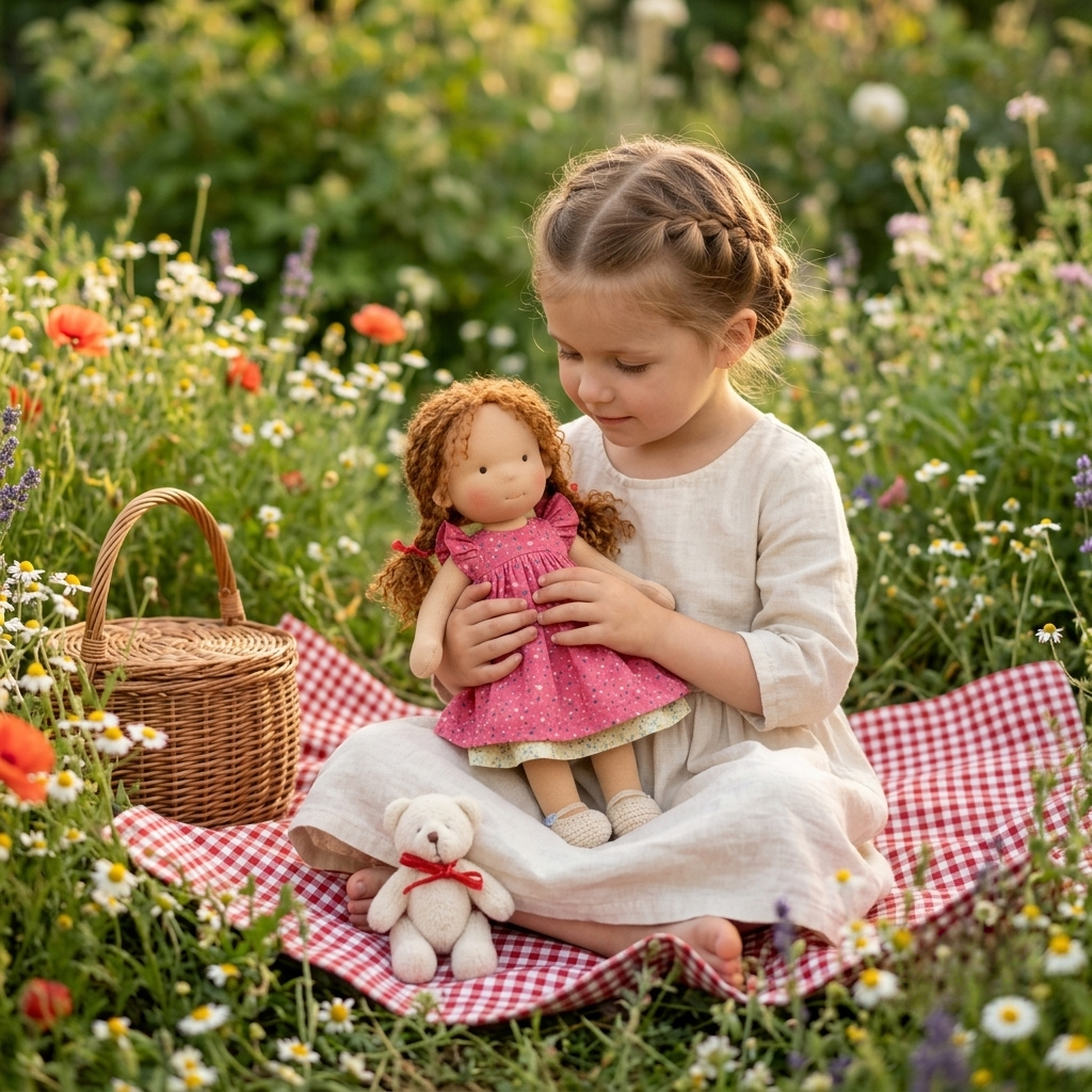 Waldorf Aura Doll Handmade Waldorf Doll