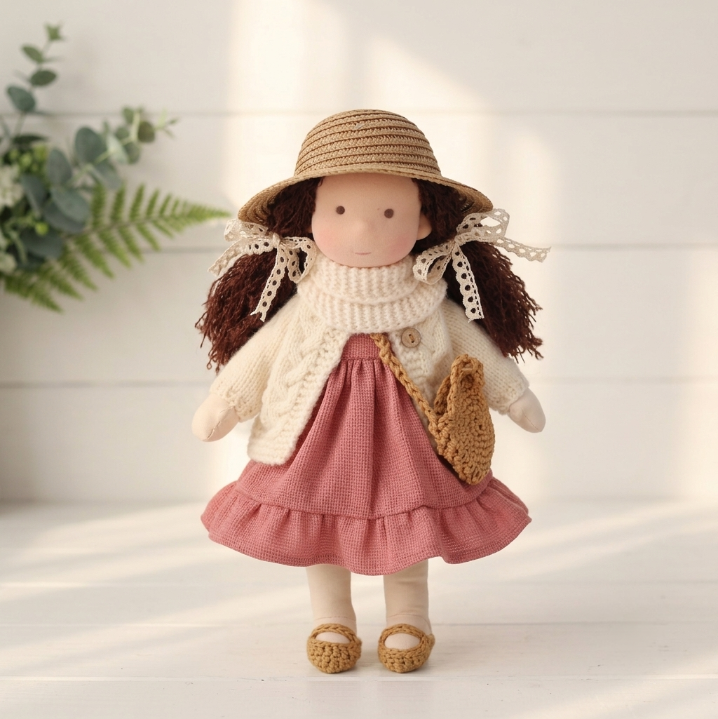 2026 New Arrival Handmade Waldorf Art Doll 