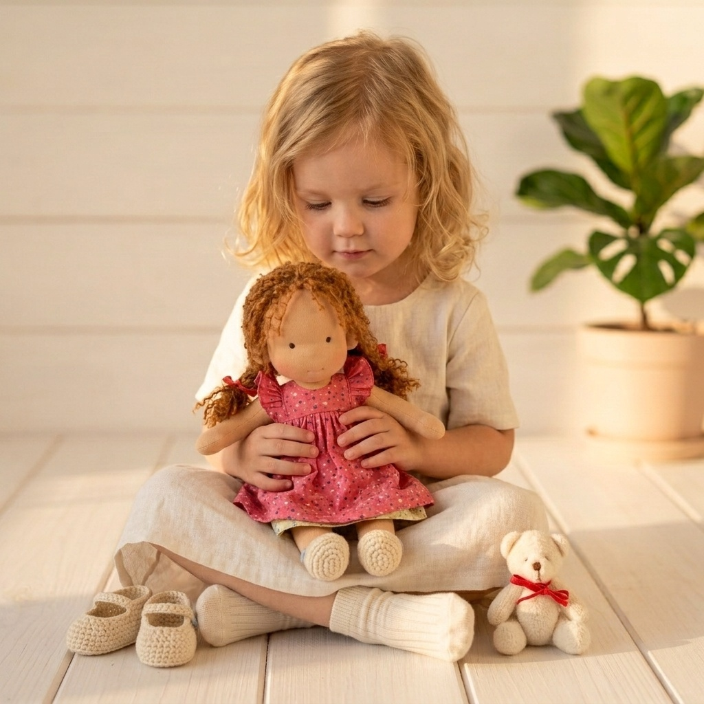 Waldorf Aura Doll Handmade Waldorf Doll