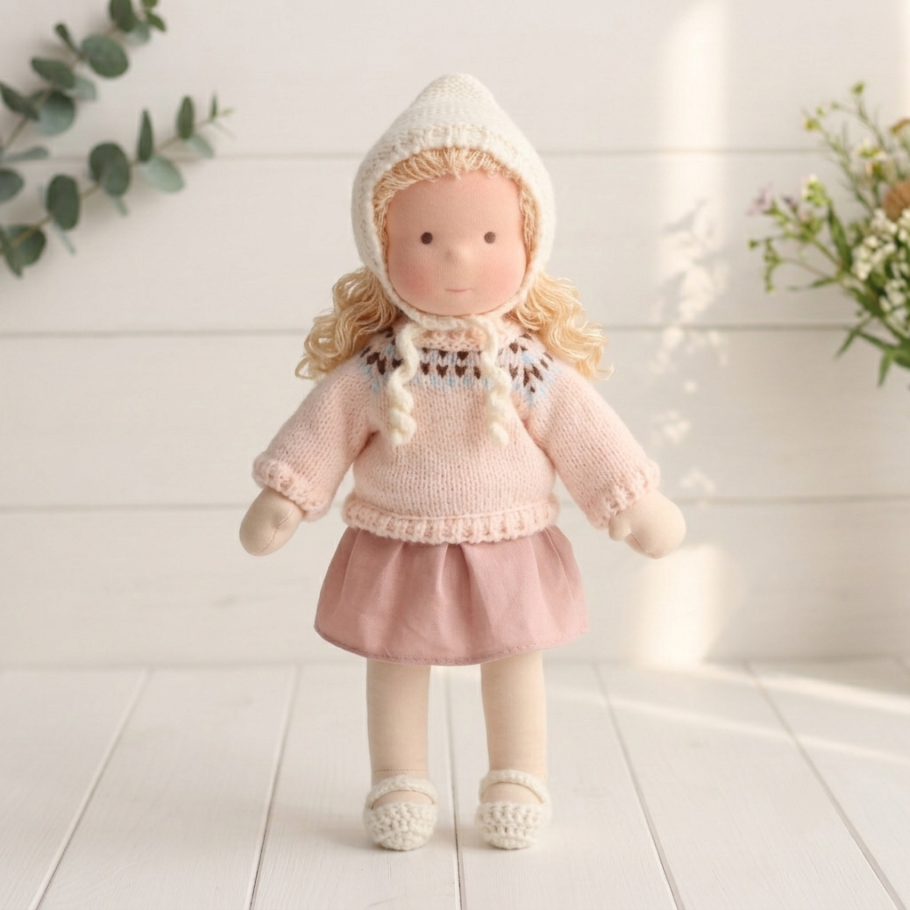 2026 New Arrival Handmade Waldorf Art Doll 