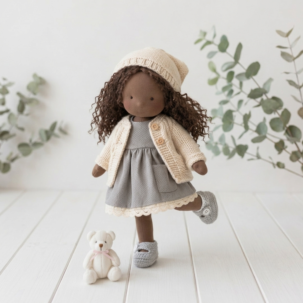 Handmade With Love · Choose Your Doll & Free Outfit & Black Doll Alina