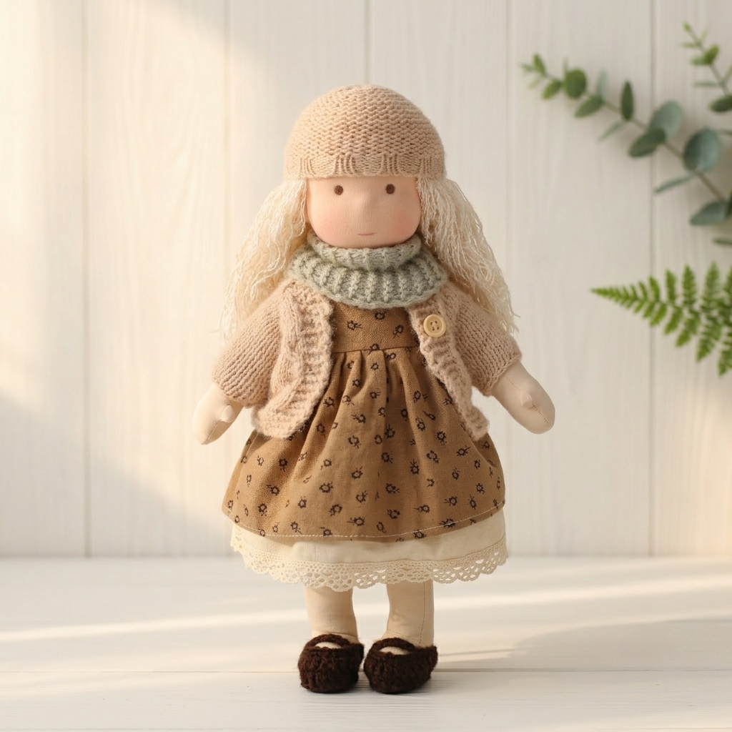 2026 New Arrival Handmade Waldorf Art Doll 