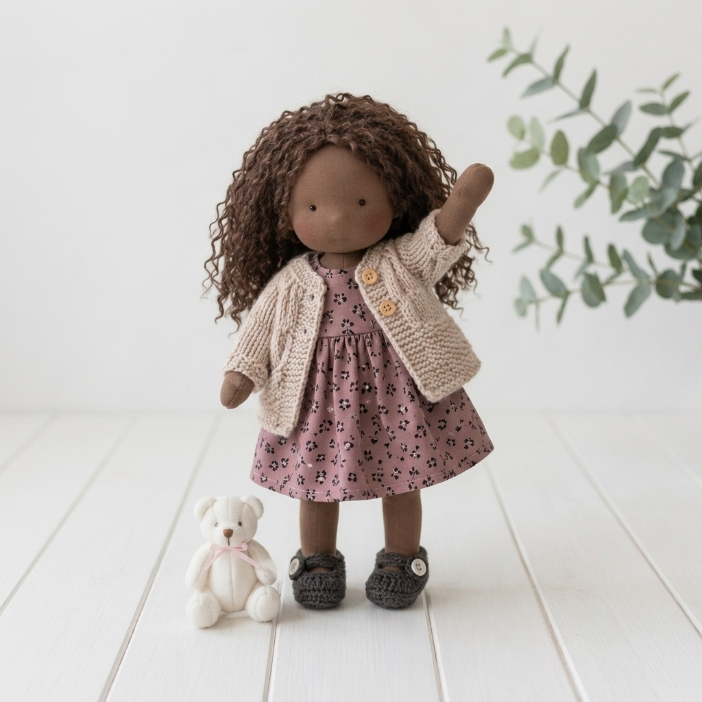 Handmade With Love · Choose Your Doll & Free Outfit & Black Doll Alina