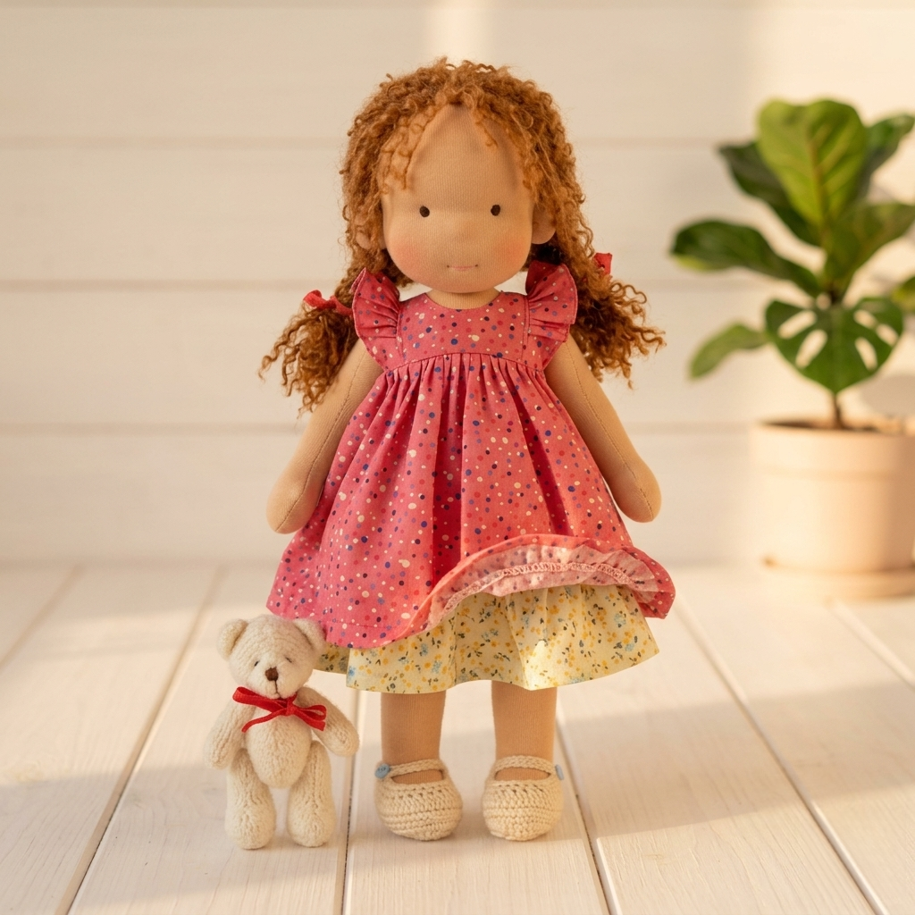 Handmade Waldorf Doll | Choose Any 3 Outfits | Jogujos