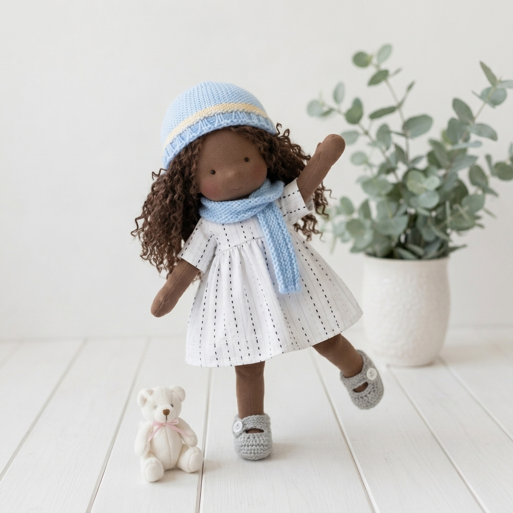 Handmade With Love · Choose Your Doll & Free Outfit & Black Doll Alina