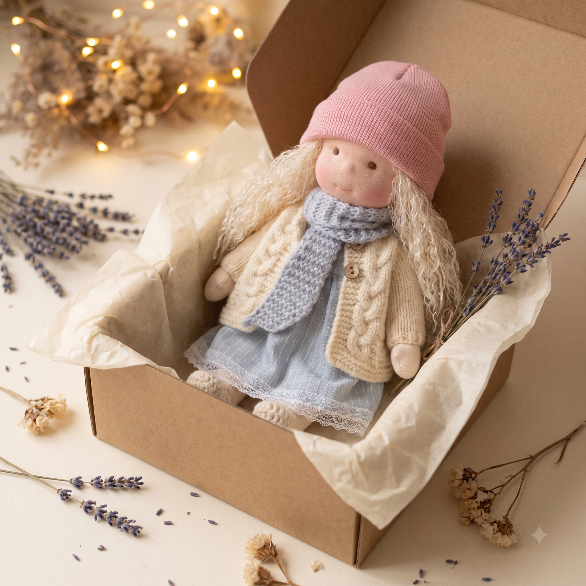 Handmade Waldorf Doll - Elena