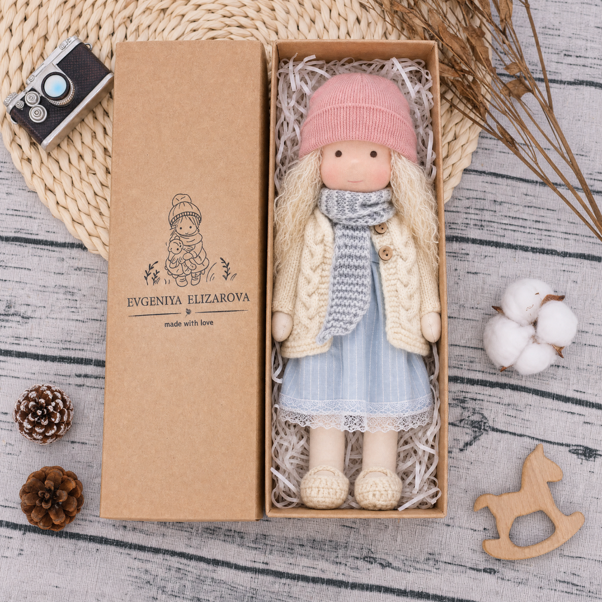 Handmade Waldorf Doll - Elena