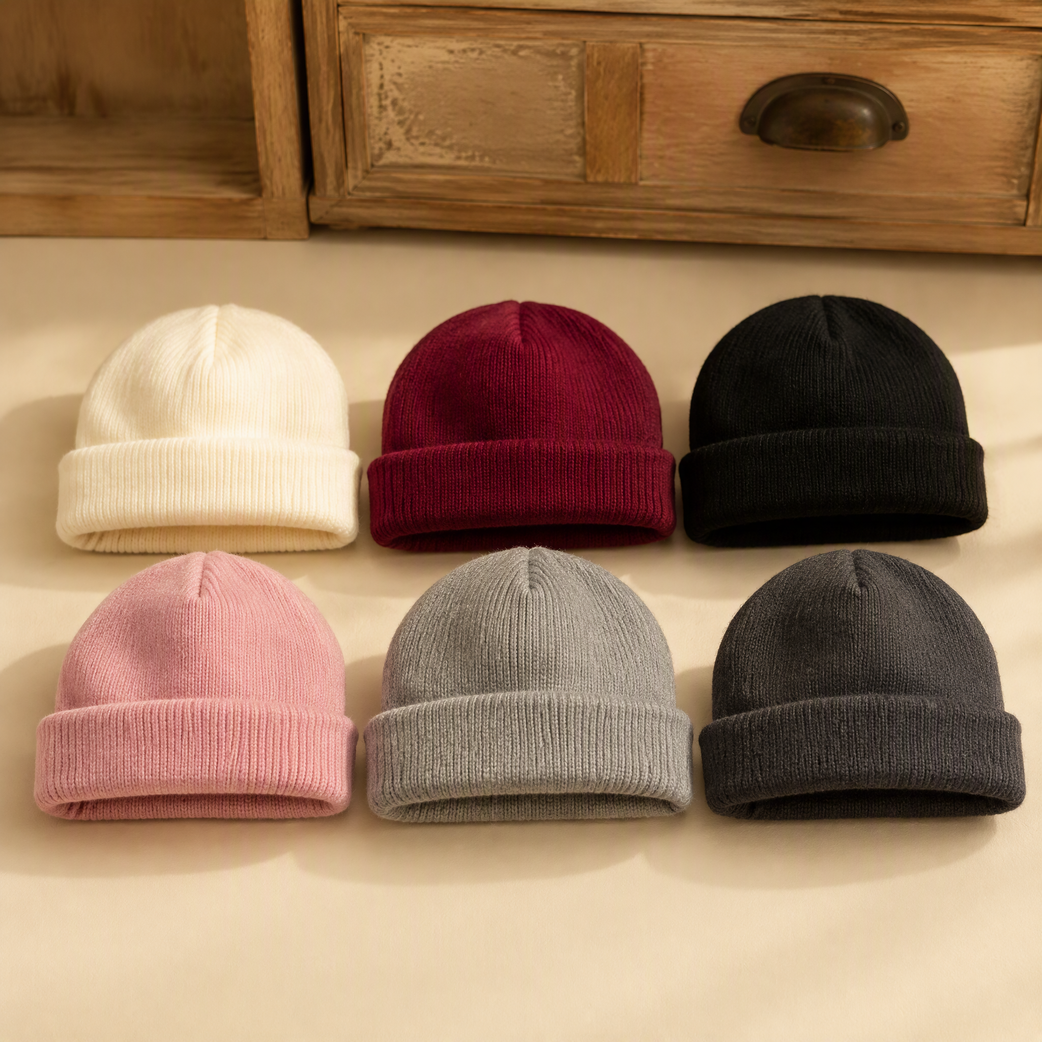 Autumn Appreciation · Limited Reward Waldorf Doll Knit Beanie（Random color）