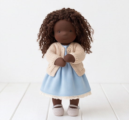 Handmade With Love · Choose Your Doll & Free Outfit & Black Doll Alina
