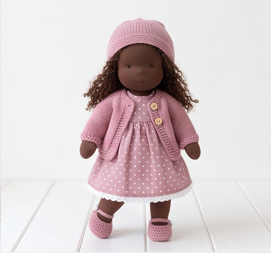 Handmade With Love · Choose Your Doll & Free Outfit & Black Doll Alina
