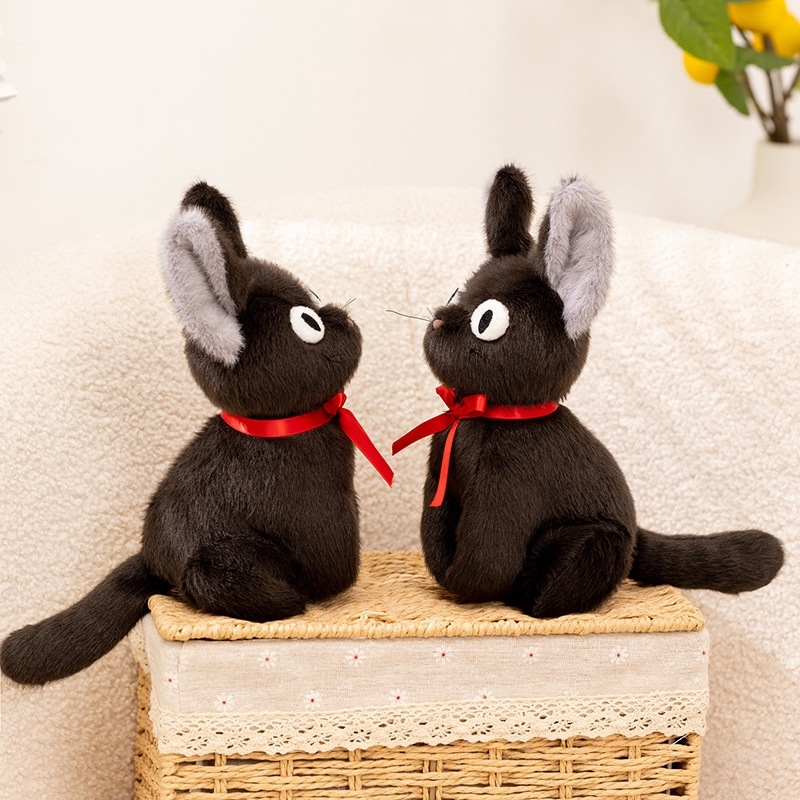 Doll Companion Black Cat Plush