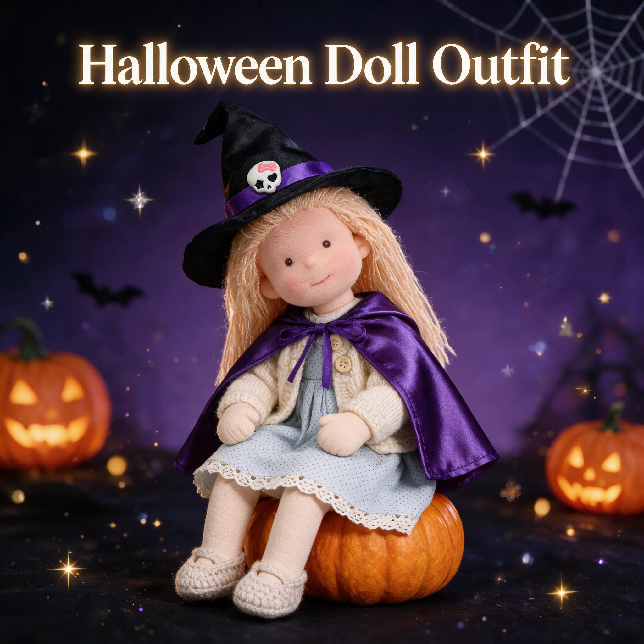 Limited Edition Halloween Dress-Up Outfit for Waldorf Dolls