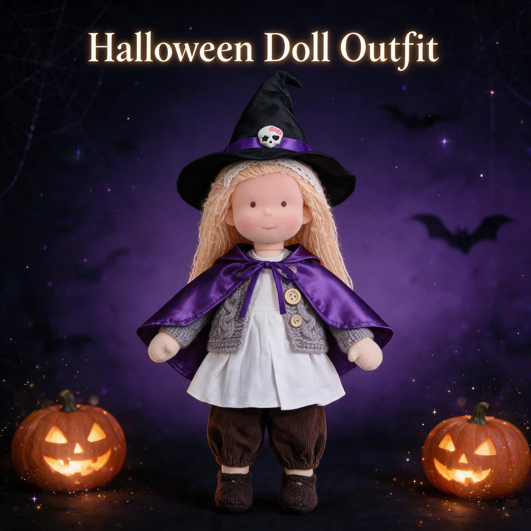 Limited Edition Halloween Dress-Up Outfit for Waldorf Dolls