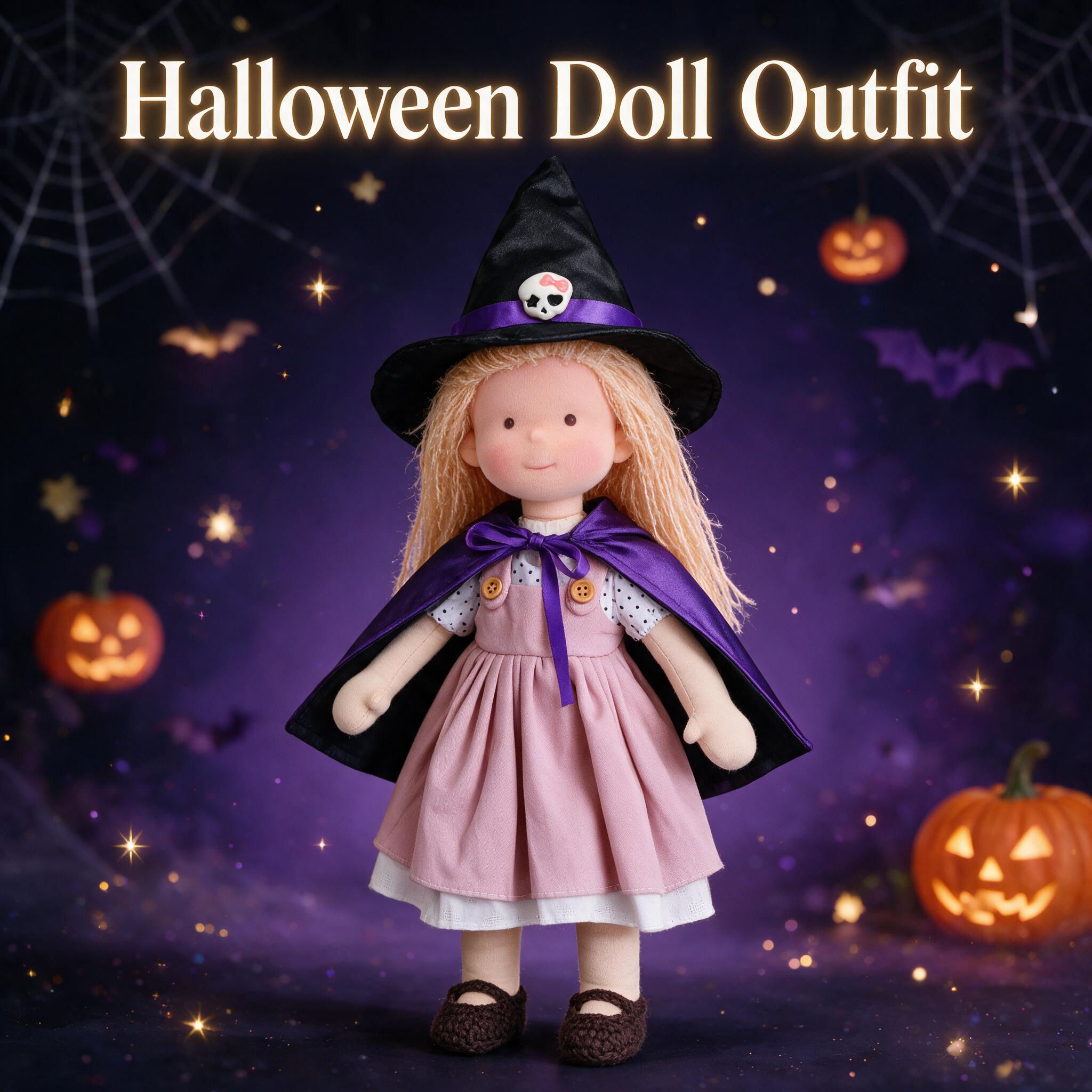 Limited Edition Halloween Dress-Up Outfit for Waldorf Dolls