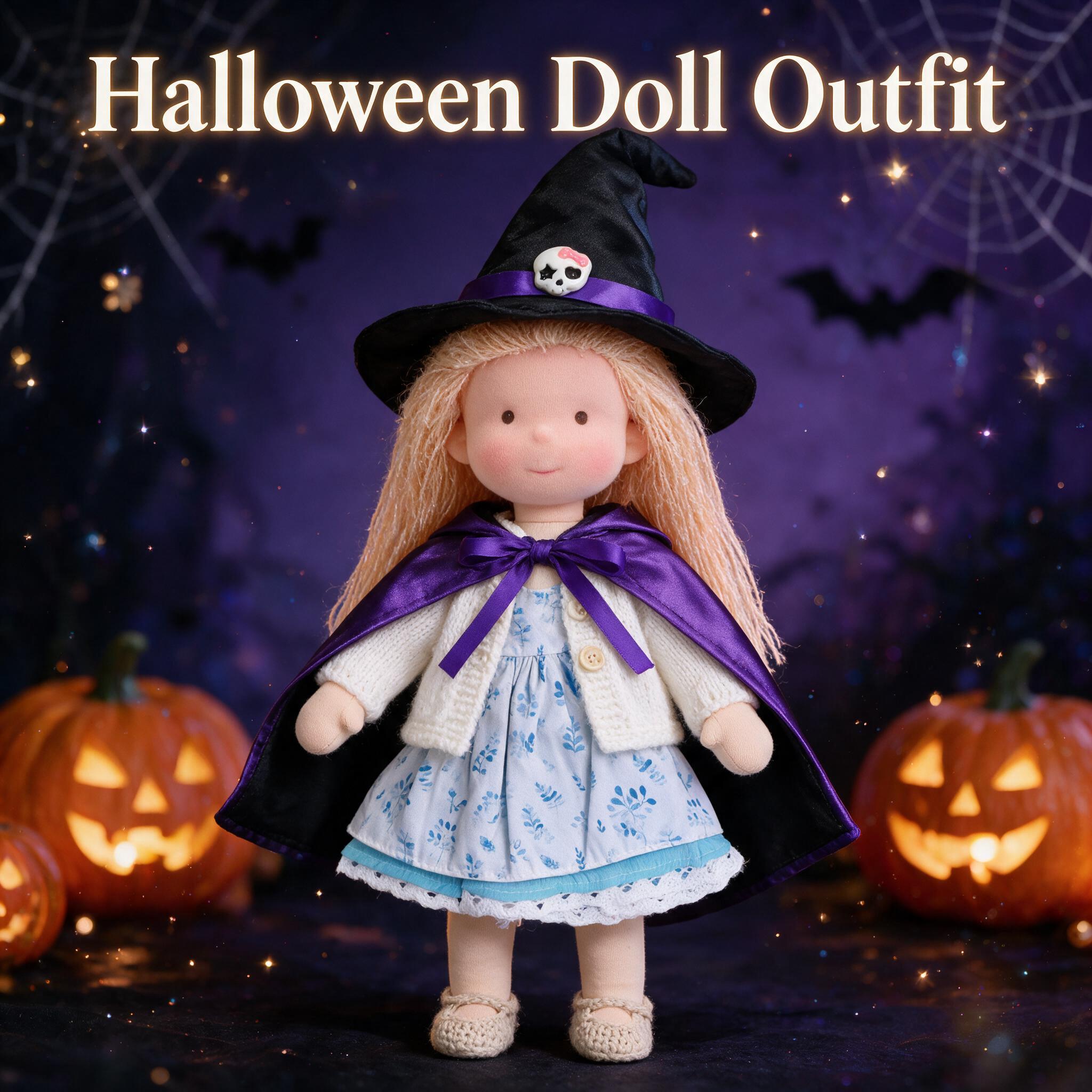 Limited Edition Halloween Dress-Up Outfit for Waldorf Dolls