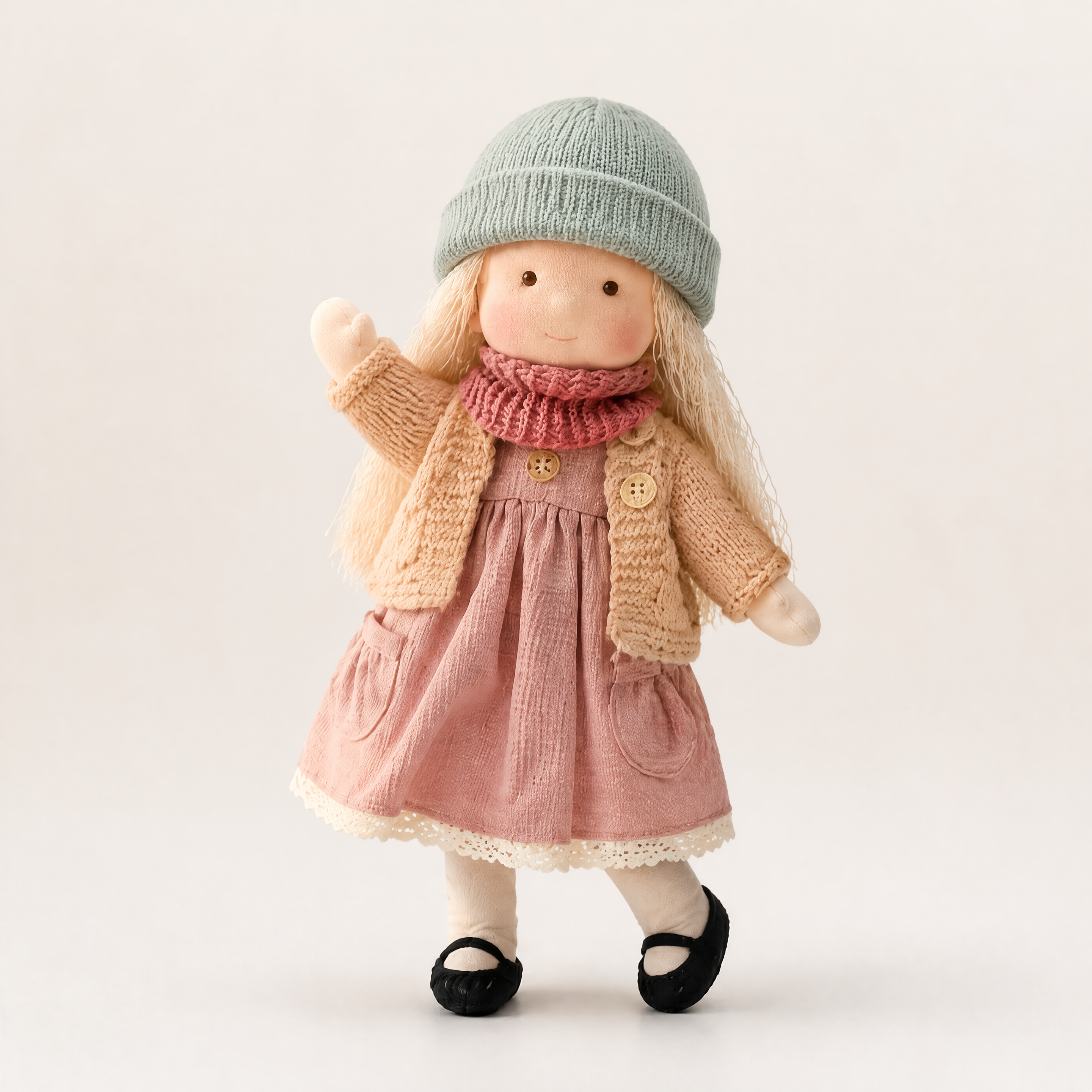 2026 · New Arrival Handmade Waldorf Doll&Knit Beanie